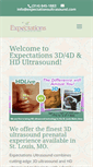 Mobile Screenshot of expectationsultrasound.com